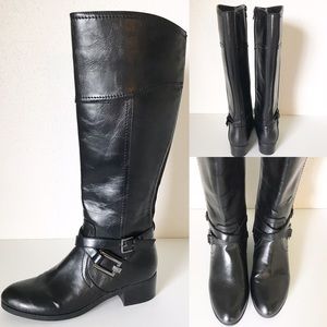 Black riding boots size 6M